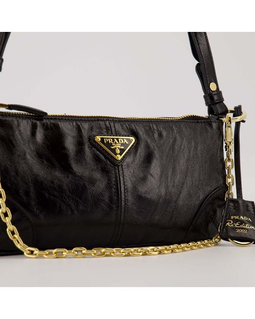 Prada White Re-Edition 2002 Zipped Shoulder Bag