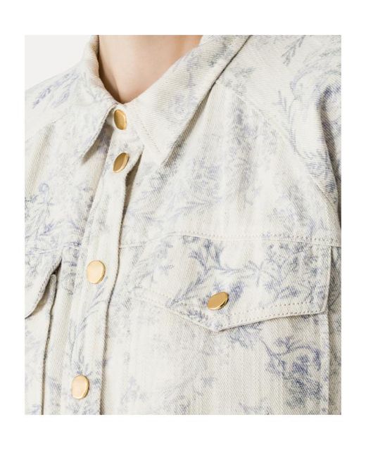 Forte_forte White Denim Overshirt Nontiscordardime