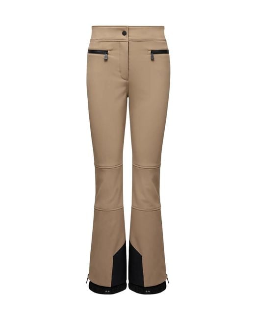 Moncler Natural Logo Ski Pants