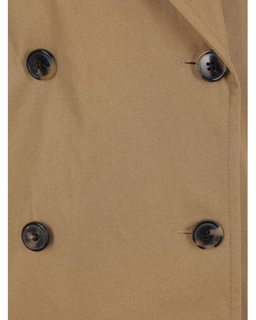 Dries Van Noten Natural Bosea Twill Double-Breasted Blazer