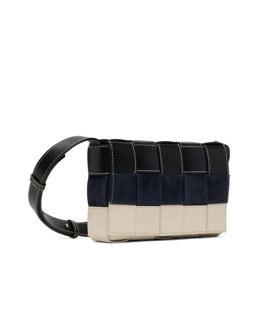 Bottega Veneta Blue Woven Shoulder Bag for men