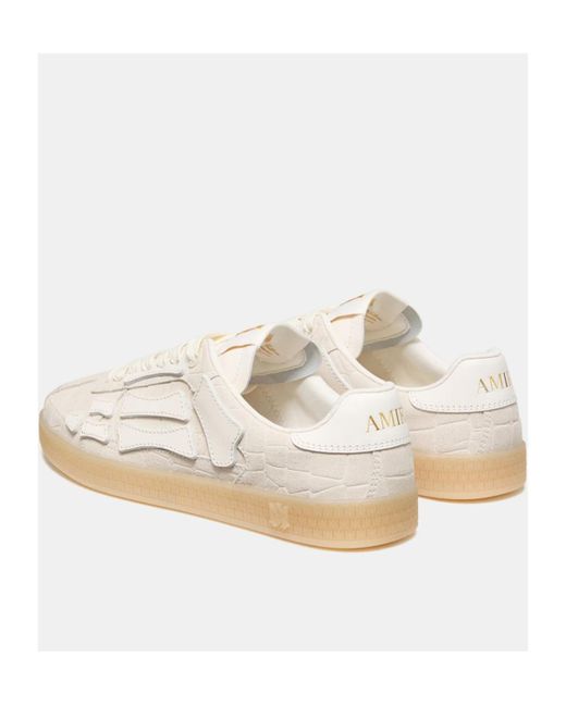 Amiri White Embossed Pacific Bones Sneakers