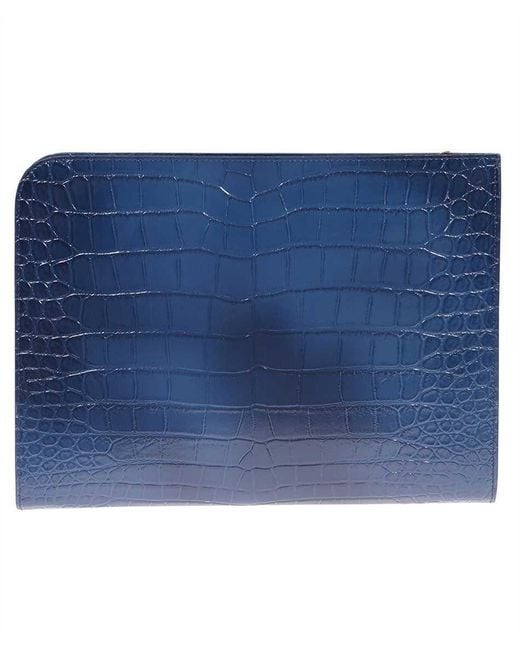 Bally Blue Logo Handbag for men