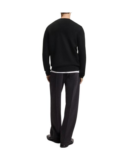 Boss Black Crew Neck Wool Jumper for men