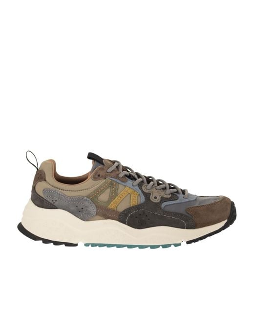 Flower Mountain Gray Solin Sneakers for men