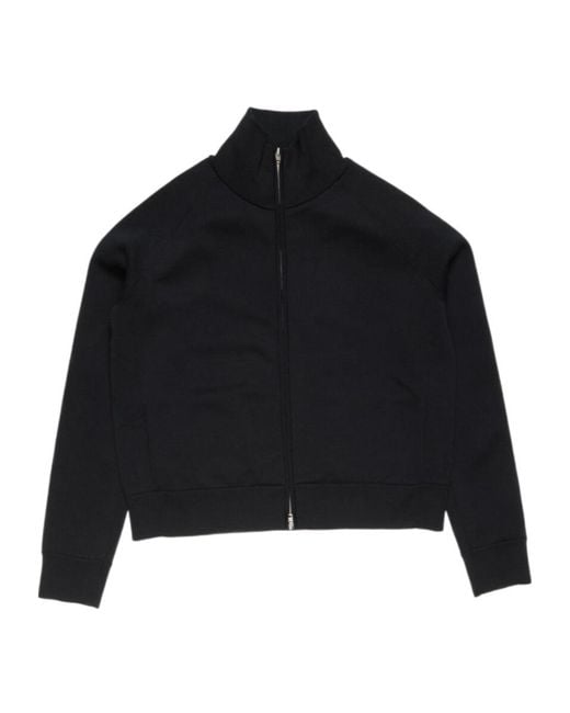 Acne Black Logo-Print Sweatshirt for men