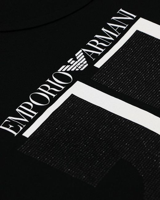 Emporio Armani Black Logo Detail T-Shirt