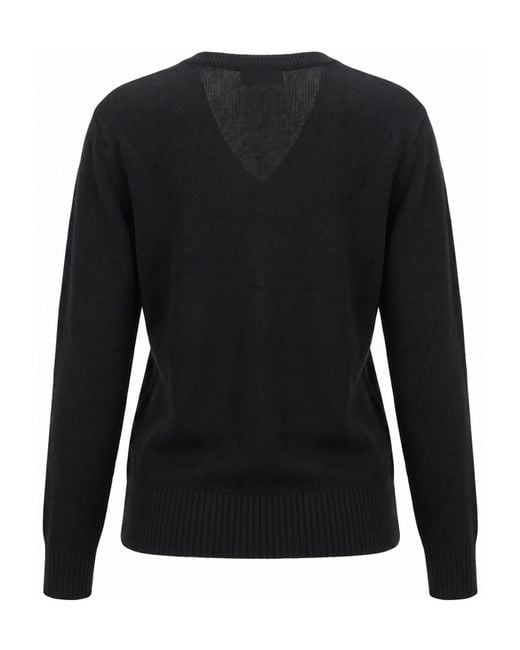 Drumohr Black V-Neck Sweater