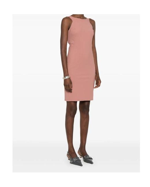 Patrizia Pepe Pink Sleeveless Midi Dress