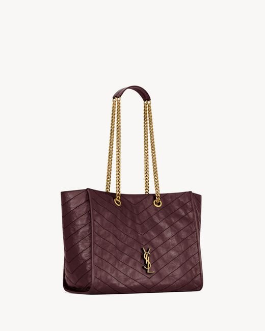 Saint Laurent Purple Niki Shopping