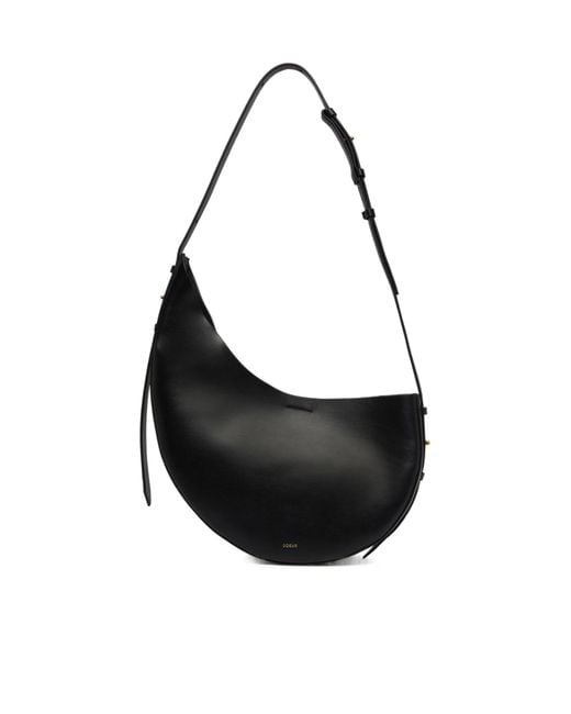 Soeur Black Adjustable Shoulder Bag