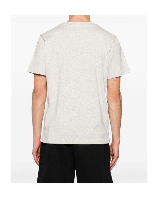 A.P.C. White Vinyl Crewneck T-Shirt for men