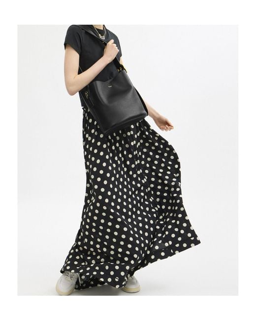COACH Black Bleecker Bucket Bag