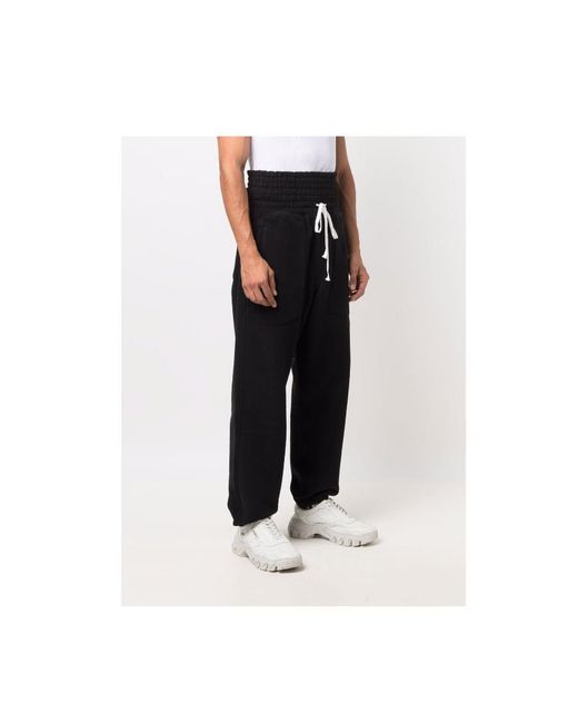 XOXOGOODBOY Black High-Waisted Rope Sweatpants for men