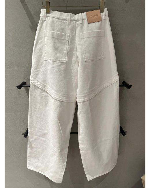 Loewe White Belt Loop Jeans
