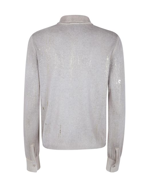 Avant Toi Gray Long-Sleeved Shirt