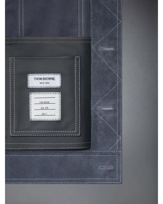 Thom Browne Blue Backstrap Jacket for men