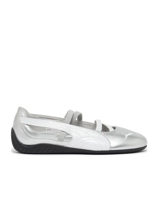PUMA White Speedcat Ballet Shoes