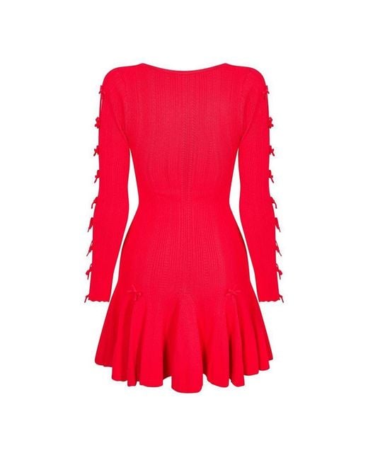 LoveShackFancy Red Seychelle Mini Dress