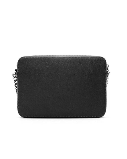 MICHAEL Michael Kors Black Jet Set Logo Plaque Large Crossbody Bag