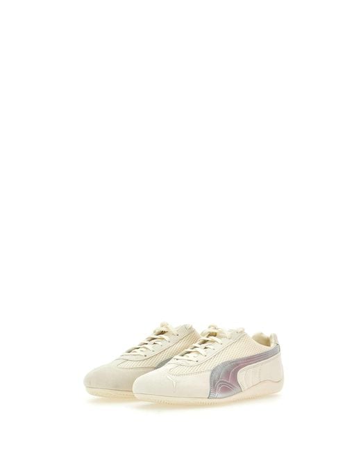 PUMA White Speedcat Premium Sneakers for men