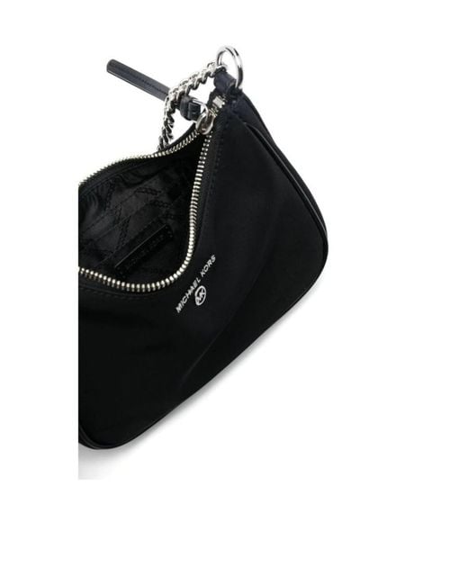 MICHAEL Michael Kors Black Jet Set Charm Small Gabardine Shoulder Bag