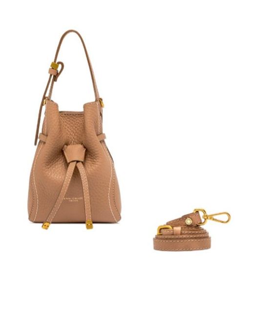 Gianni Chiarini Brown Sienna Small Bucket Bag