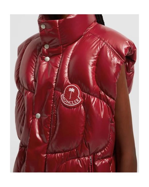 Moncler Red X Palm Angels Gwenyth Down Gilet for men