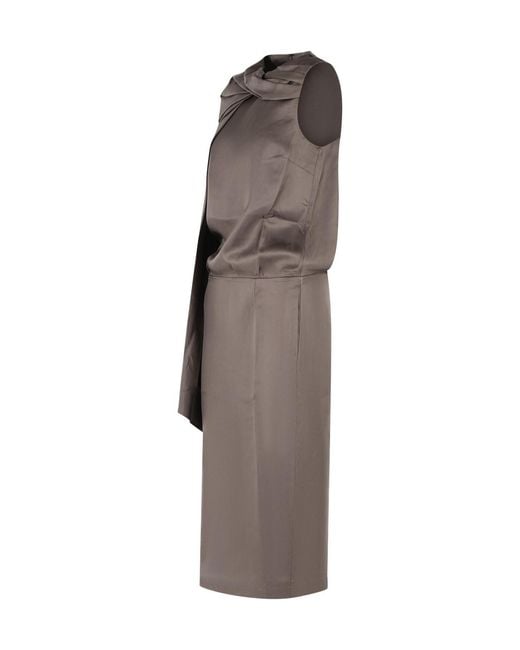 Loulou de Saison Brown Midi Dress