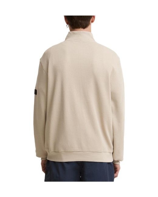 Barbour Natural Quarter Zip Fleece for men