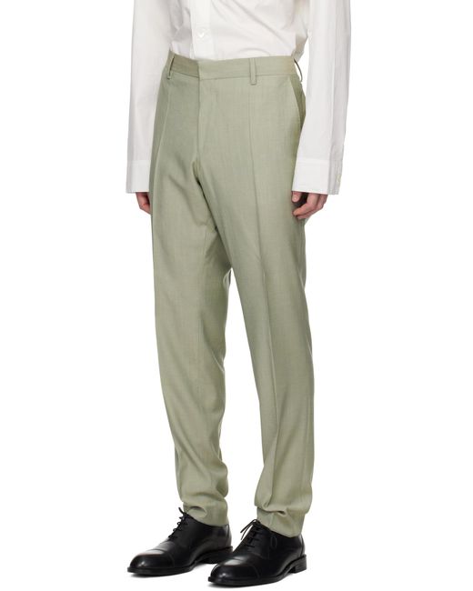 Boss Gray Boss Slim-Fit Suit for men