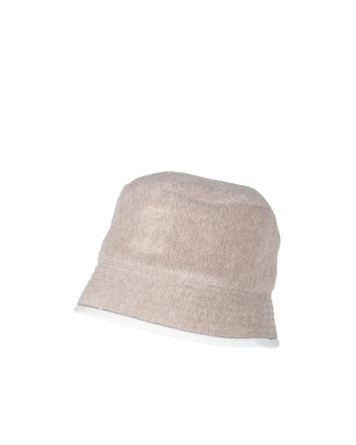 Brunello Cucinelli Natural Solid-Colored Bucket Hat