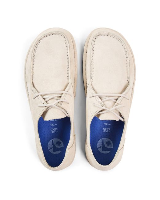 Birkenstock White Utti Lace Boat Shoes