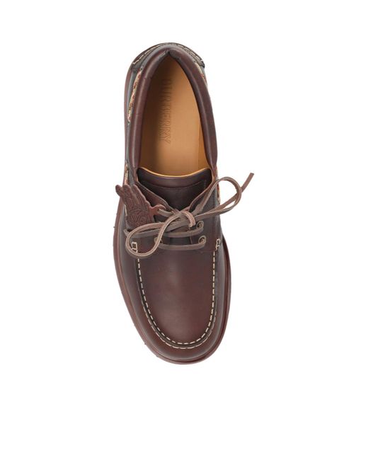 Burberry Brown Ekd Charm Rogue Lace-Up Shoes for men