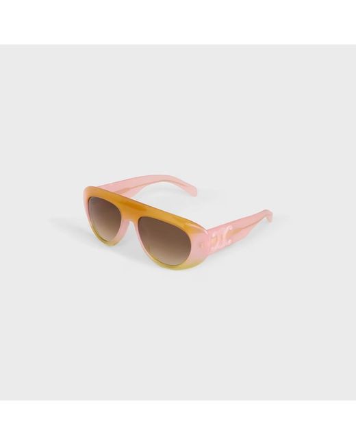 Céline Multicolor Triomphe Stamp 01 Sunglasses