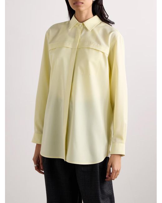 Proenza Schouler Natural Rose Wool Blend Shirt
