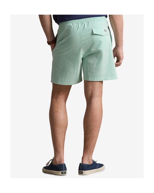 Polo Ralph Lauren Green Drawstring Swimming Trunks for men