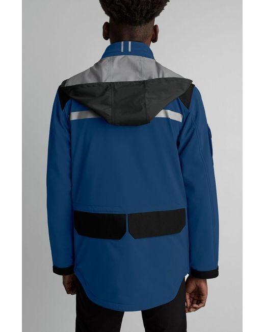 Canada Goose Blue Logo Decal Pocket Casual Jacket for men