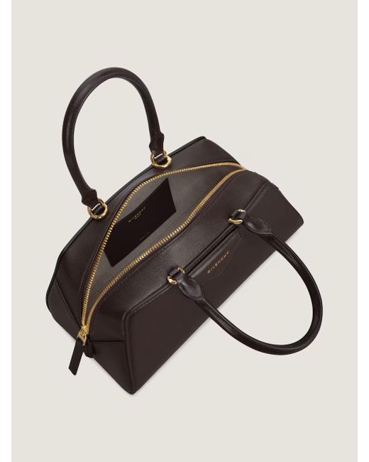 Givenchy Black Antigona Cube East-West Small Top Handle Bag
