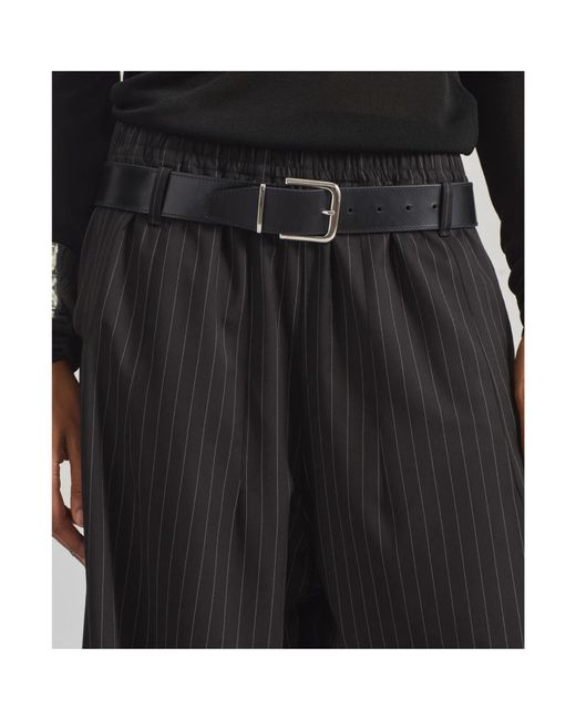 Frankie Shop Black Casual Pants With Elastic Waistband