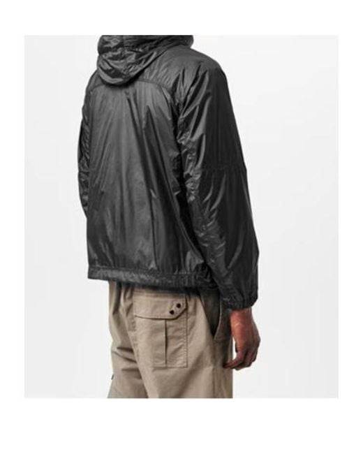 Stone Island Black Rain Jacket for men