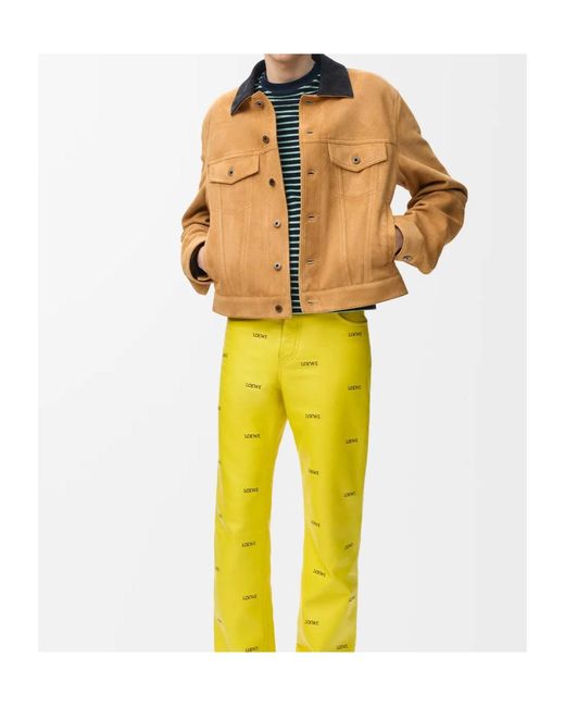 Loewe Metallic Trucker Jacket for men