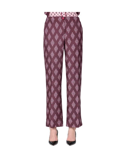 F.R.S For Restless Sleepers Red F.R. For Restless Sleepers Coll Printed Pants