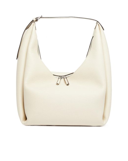 Totême  White Adjustable Shoulder Strap Single Bag