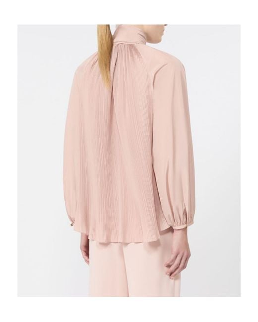 Max Mara Pink Long-Sleeved Shirt