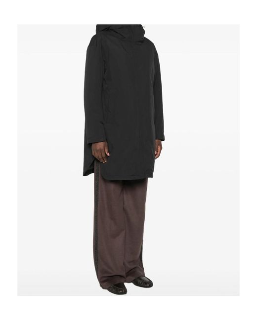 Herno Black Long-Sleeve Hooded Down Jacket