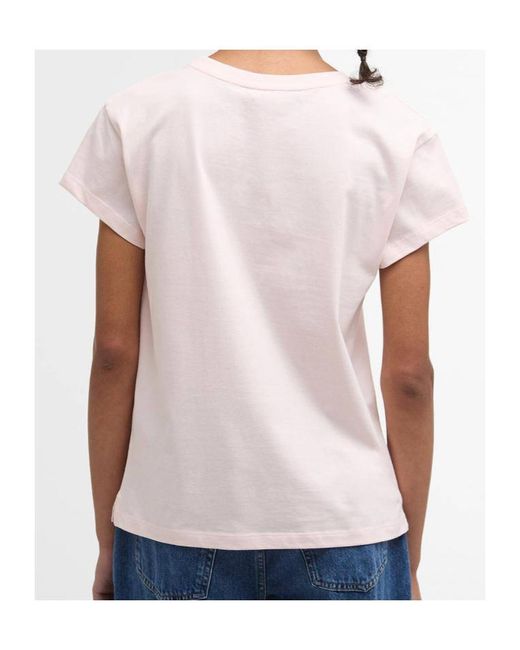 Barbour Pink Hartland T-Shirt
