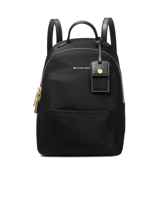 Michael Kors Black Logo Lettering Extra-Small Backpack