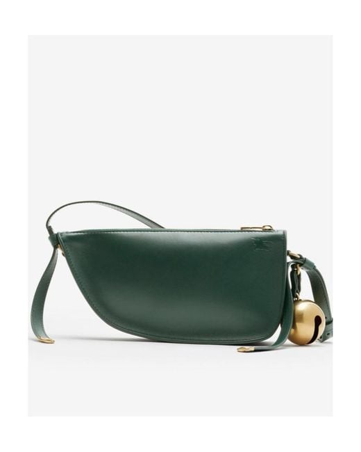 Burberry Green Shield Sling Mini Shoulder Bag