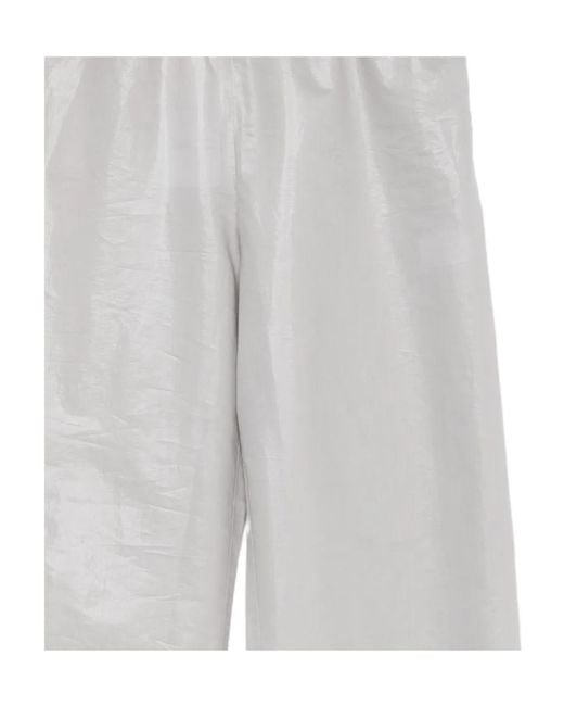 Paloma Wool Gray Loose-Fitting Casual Trousers